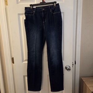 Member's Mark sz 6 straight jean‎ high rise dark wash NWT casual denim